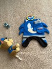Official Sonic The Hedgehog 2-pcs Hat   Mittens Set With Decorative Ears