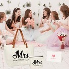 Mrs Est 2026 Bride Canvas Tote Bag  Wedding Gifts For Bridal Shower Bachelore   