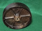 Vintage Steampunk Industrial Iron Wheel 8 x 2  Heavy