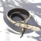 Genuine Cowhide Hair On Leather Belt For Men   Women     Natural Western Style