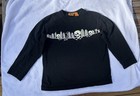 Childs Long Sleeve Black Halloween-themed T-shirt Size 8