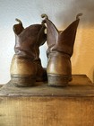 Vintage Children s Brown Leather Western Cowboy Boots