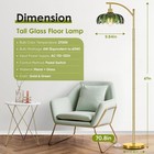 Gold Floor Lamp Living Room unique Vintage Standing Tall Lamp mid Century Modern