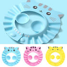 Baby Shower Hat Adjustable Kids Shampoo Bath Cap Wash Hair Waterproof Ear Shield