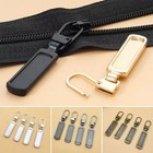 5pcs Replacement Molded Slider Fix Zipper Fixer Repair Pull Bags Tab Kit Instant