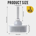 Mudder 3 Pieces 2 Inch Bristle Disc Coarse Attachment 120   White