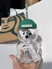 Authentic Starbucks Bearista Limited Edition Bear Glass Cold Cup