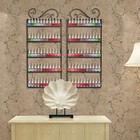 5 Tiers Nail Polish Perfume Rack Display Metal Organizer Wall Mounted Shelf