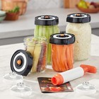 Fermentation Kit  -3 Durable Jar Lids - 3 Glass Weights -oxygen Extraction Pump