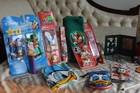 Donald Duck Bundle     20 Disney Items  Towels  Toys  Pins  Keychains  Book