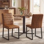 Dining Chair High-density Foam  Sturdy Iron Legs  Easy To Assemble