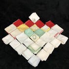 Lot Of 29 Antique   Vintage Hankies Hand Embroidered Floral Handkerchiefs Linen