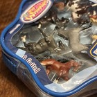 Breyer Mini Whinnies Horses Set Of 6 Gaited  300119  Blue Zip Case