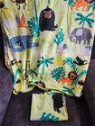 Ikea Twin Bed Sheets Duvet Cover Pillow Case Kids Jungle Animals w Zipper Cute  