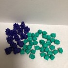 Monopoly Disney Edition Replacement Parts Pieces - 13 Castles 35 Cottages Houses