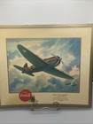Original 1943 Coca-cola Ww 2 Republic P-47 U s  Armythunderbolt Advertising Sign