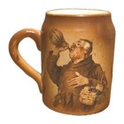 1907 Fabacher s New Rathskeller New Orleans Mini Mug Match Striker Drinking Monk