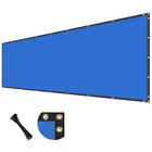 4  5  6  8  Tall Privacy Fence Screen Windscreen Shade Cover Mesh Garden-blue