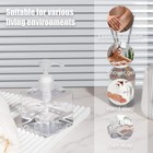Pump Bottle  Refillable Plastic Empty Lotion Soap Dispenser Liquid Container    