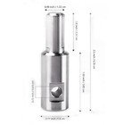 304 Stainless Steel Ice Power Auger Drill Adapter Strikemaster Lazer mora Eskimo