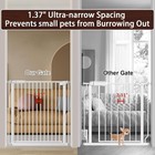 Extra Wide Baby Gate Narrow Spacing 30 11-77 36  Pressure Mounted Double Lock