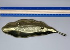 Vintage Virginia Metalcrafters Brass Tobacco Leaf Tray Oskar J w  Hansen 1963 