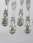         Francis I By Reed   Barton Sterling Set 4 Flat Butter Knifes Spreaders 5-3 4