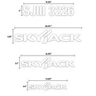 Decal Kit Fits Skyjack Sjiii 3226 Scissor Lift Aftermarket Safety Stickers Usa