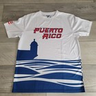 Puerto Rico Baseball Serie Del Caribe Men s Xl Pull Over Shirt Short Sleeve