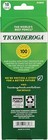 Ticonderoga Wood-cased Pencils  Pre-sharpened   2 Hb Soft  Yellow  18 Count