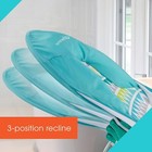 Summer Infant Deluxe Baby Bather  Triangle Stripes  distressed Pkg