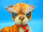 2007 Ooak Stuffed Cat Tiger Tabby Art Sculpture By Terry Yano No Tua Lyke