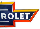Porcelain Cherolet  Enamel Sign 42x24 Inches