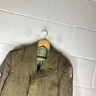 Vintage Us Army Jacket Mens 40r Green 1953 Korean War Ww2 Military Wool 50s Og