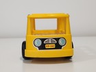 Vintage Fisher Price Little People 1969 Red   Yellow Mini Buses Toys Cars Vtg