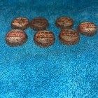 Lot Of 7 Vintage Dr Pepper 19301940s Soda Cork Lined Bottle Caps Good For Life