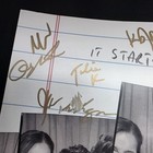 Merrily We Roll Along Broadway Cast Signed 14x22 Poster Groff Mendez   More