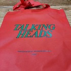 Talking Heads Promo Tote Bag Rhino Records Red David Byrne Rock