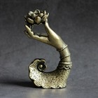 Chinese Bronze Copper Statue Hand Carved Guanyin Hand Censer Figurines