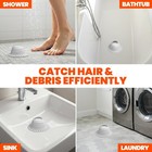 Shower Drain Hair Catcher - Bathtub Drain Cover Foldable Silicone   shower Drai   