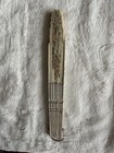 Vintage Japanese Folding Hand Fan   floral Design  Marked Japan   painted Silk  wood