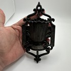 Antique Cast Iron Match Safe Holder Wall Pocket Patent Jan 15 1867   220u