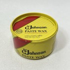 Sc Johnson Paste Wax Tin Can Original Formula 1988 Wood Leather  half Full 