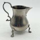 Stieff Colonial Williamsburg Pewter Creamer Sugar Bowl Set Cw81-18   Cw82-18 Vtg