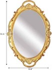 Portplugs Mirrored Tray decorative Mirror For Perfume Organizer Jewelry Dresser