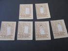 6 Poster Cinderella Stamps German Autogymnastik  Javol Health   Beauty Hygiene