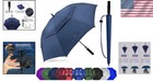 Golf Umbrella Large 54 62 68 72 Inch  Extra Large Oversize Double Canopy Vent   
