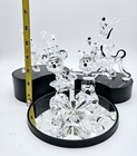 Swarovski Disney Mickey Mouse Fab 6 Set Crystal Figurines Minnie Donald Base