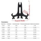 2 Pcs 5 Inch Clear Acrylic Easel Stands Small Display Holders For Plates Books