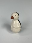 Vintage Roly Poly Penguin Toy Weighted Figure Bird Wobble 1950s Figure Plastic